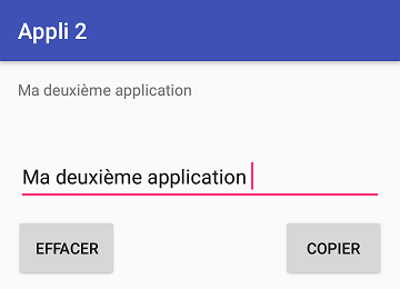 Créer une interface simple