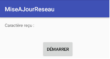 Mise à jour périodique client TCP Android