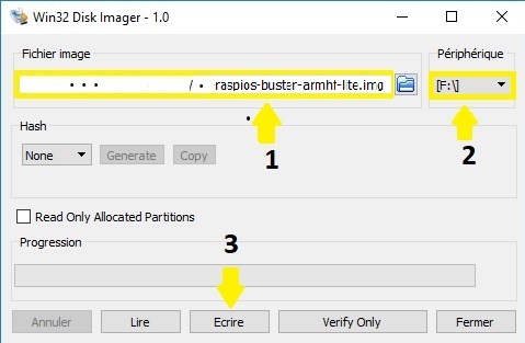 Installer RaspberryPi