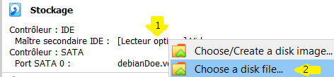 VirtualBox : Ajouter un lecteur CD